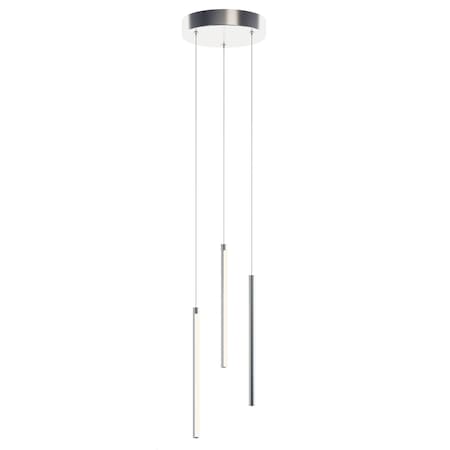 Afx Rosemont 12-in. 3-Light LED Pendant - Satin Nickel RMTP04L30D1SN